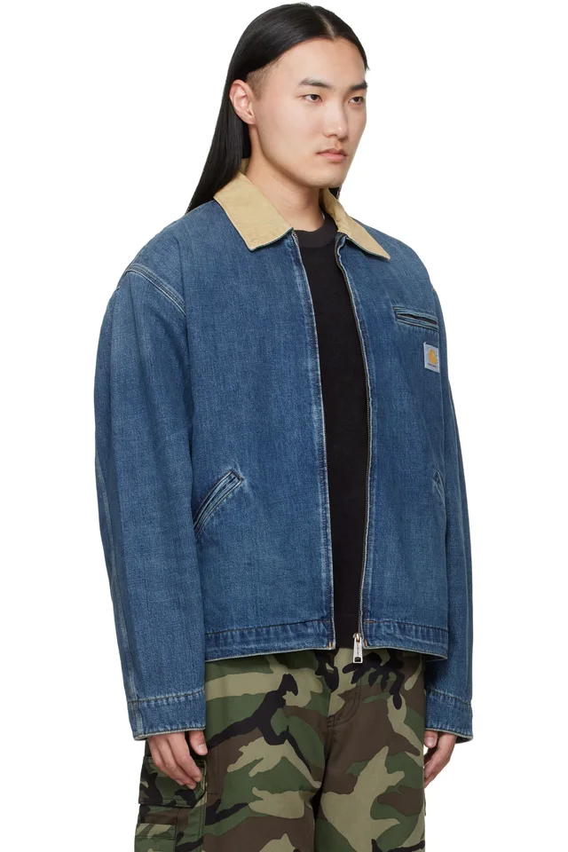Carhartt Work In Progress Blue OG Detroit Denim Jacket, photo 2 of 4 from SSENSE