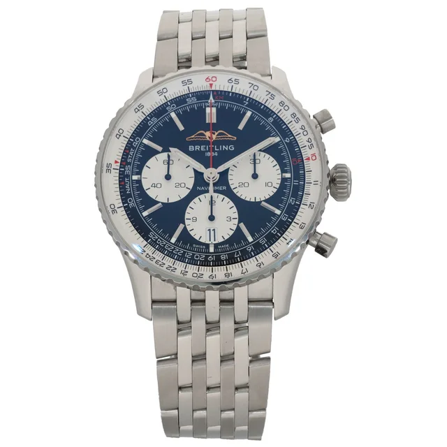 Breitling Navitimer AB0138 43mm Stainless Steel Watch from H&T