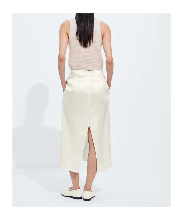 Bottega Veneta Shiny Midi Skirt, photo 4 of 5 from SENSER