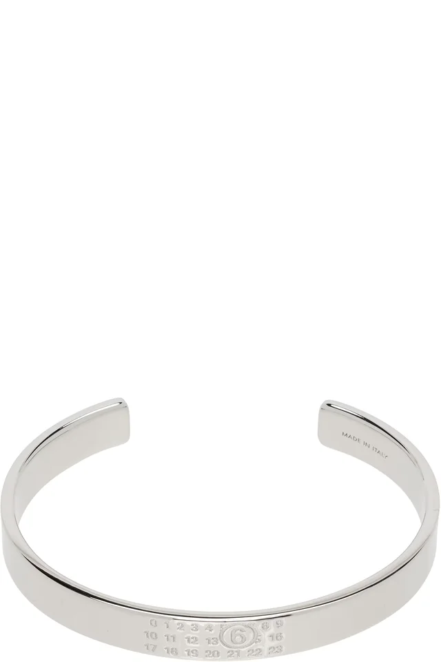 Numerical Minimal Signature Cuff Bracelet, image 1 of 1 from SSENSE