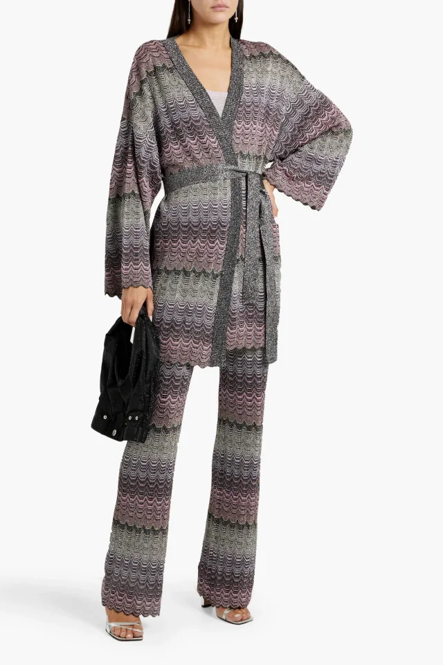 Missoni Metallic Crochet-Knit Cardigan, photo 2 of 4 from THE OUTNET