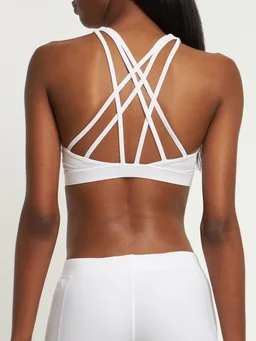 L'etoile Sport Crisscross straps sports bra in 82% Polyamide, 18% Elastane, photo 3 of 5 from LUISAVIAROMA