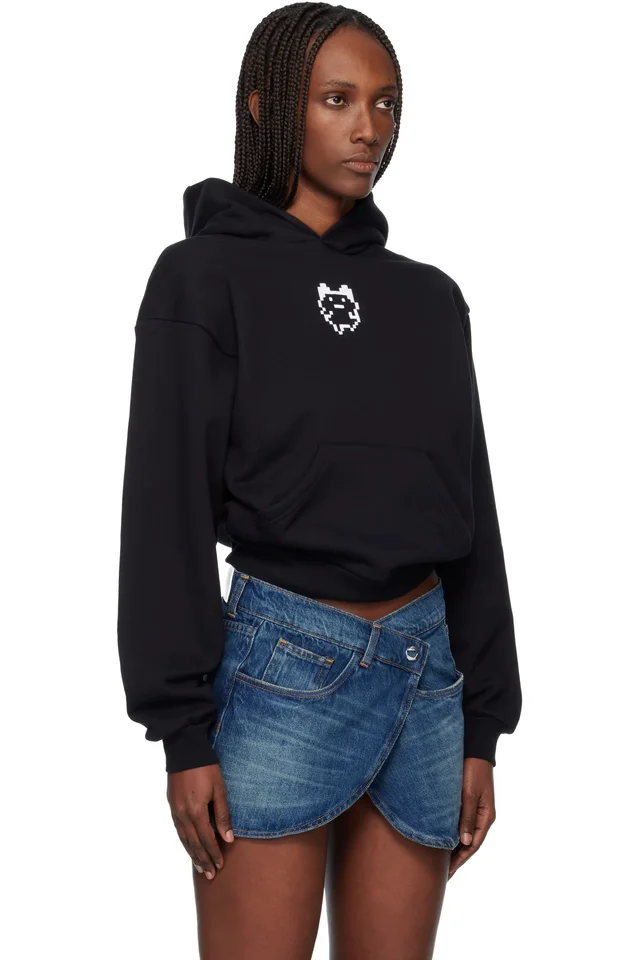 Coperni Black Tamagotchi Hoodie, photo 2 of 4 from SSENSE