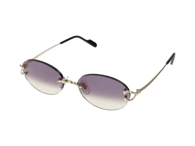 Cartier Ct0551s Rimless Metal Sunglasses — Gold in Gold from HEWI
