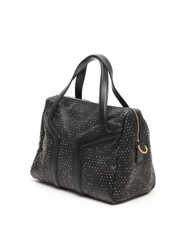 Saint Laurent Studded Y Boston Bag in Leather from A Retro Tale, photo 3 of 11