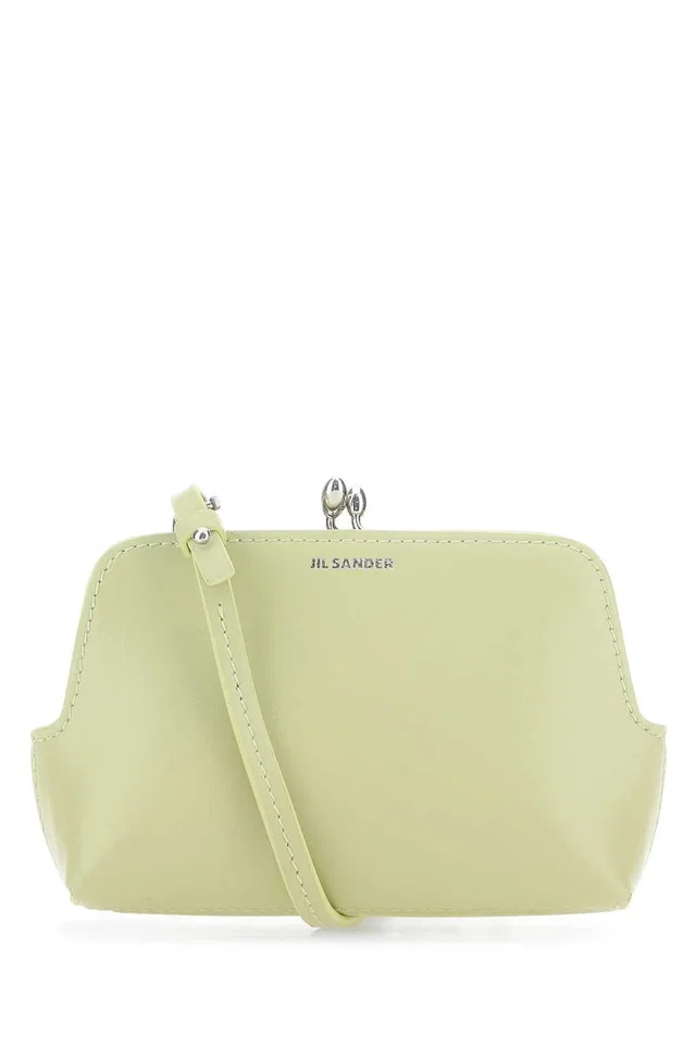 Jil Sander Micro Bag — Green in Green Leather from HEWI