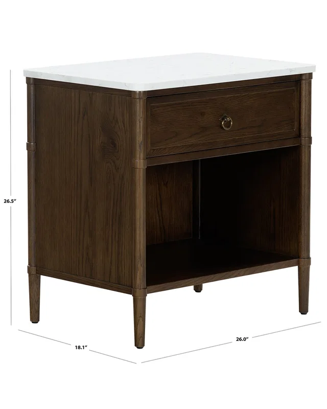 Safavieh Couture Alexarose 1-Drawer Nightstand, image 1 of 1 from Rue La La