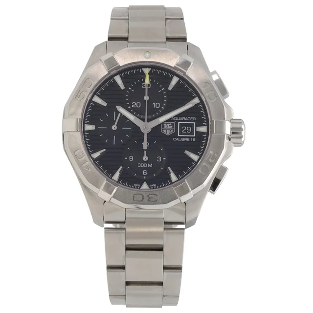 TAG Heuer Aquaracer CAY2110 43mm Stainless Steel Watch from H&T