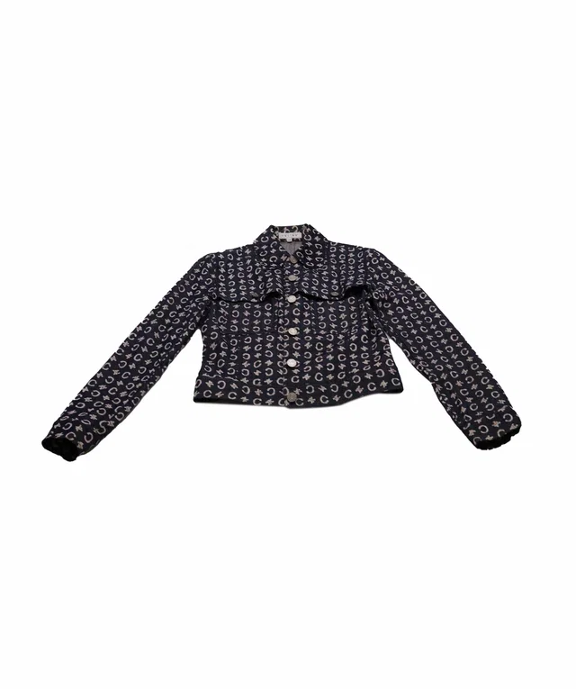 Celine Denim Triomphe Jacket Size 36 in Denim from Luxury Promise
