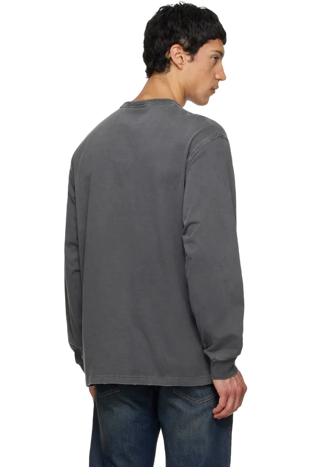 Carhartt Work In Progress Gray L/S Torion Pocket T-shirt, photo 3 of 4 from SSENSE