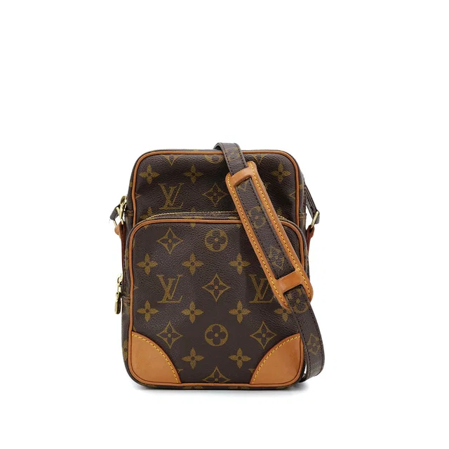 Louis Vuitton Monogram Amazone Shoulder Bag Brown M45236 in Brown Coated canvas from Luxury Promise