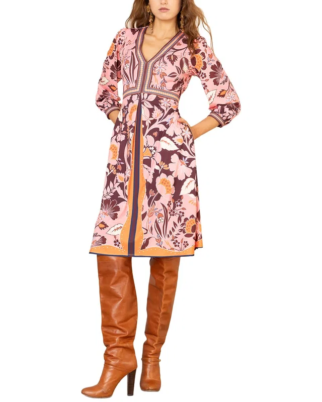 Hale Bob Angelique Long Sleeve Mini Dress, image 1 of 1 from Rue La La