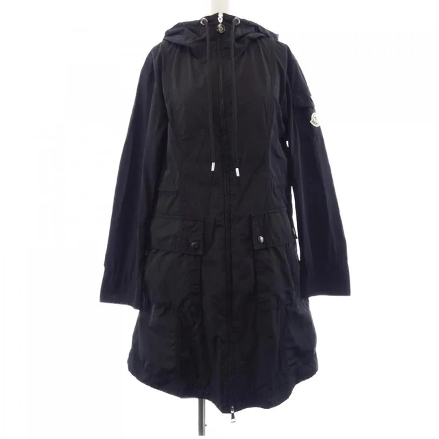 Moncler Laerte Coat Black in Black from The Reluxe
