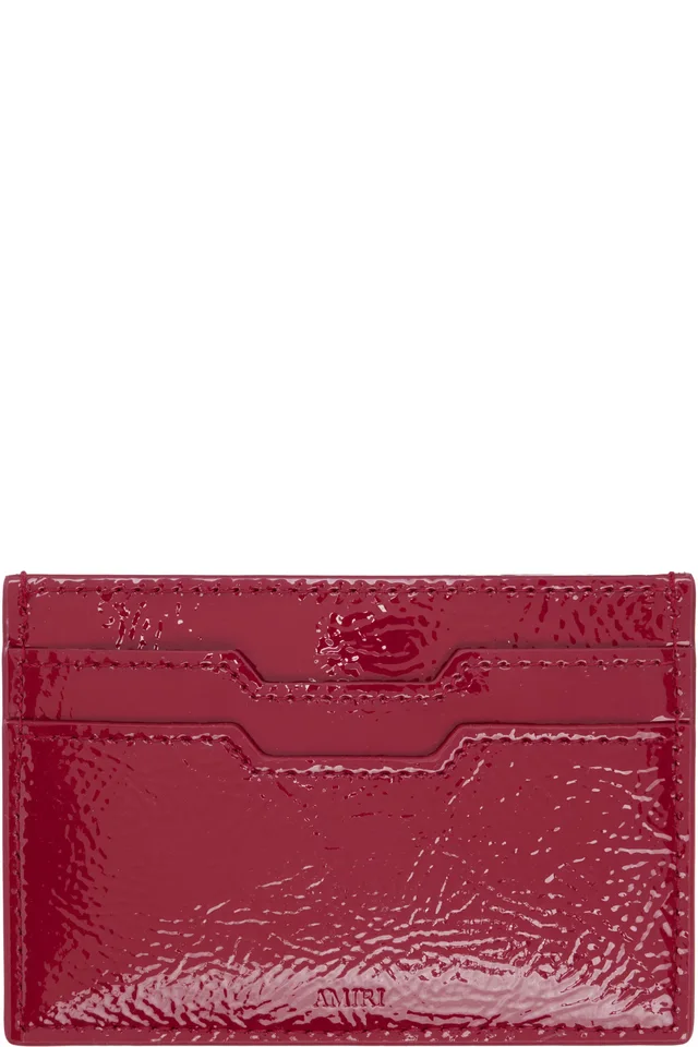 AMIRI Red 'MA' Card Holder, photo 2 of 2 from SSENSE