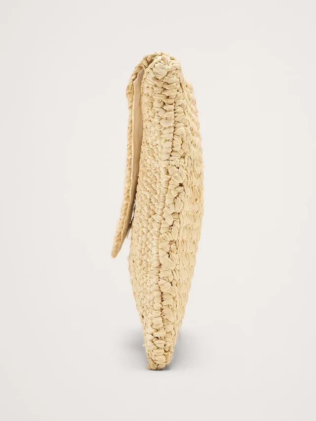 Banana Republic Emmie Raffia Envelope Clutch by Hat Attack in Natural, photo 2 of 5 from Banana Republic (US)