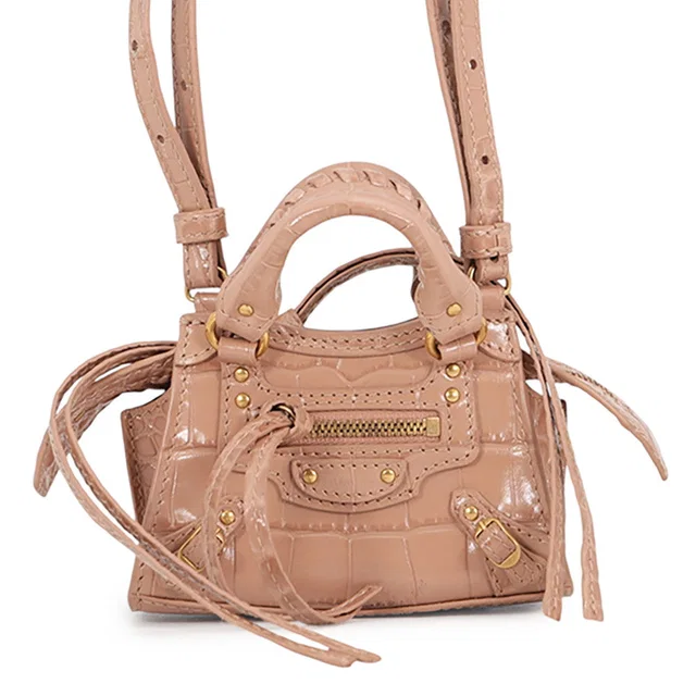 Balenciaga Neo-Classic Shoulder Bag Beige669537 Leather Size Super Nano in Leather from GALLERY RARE