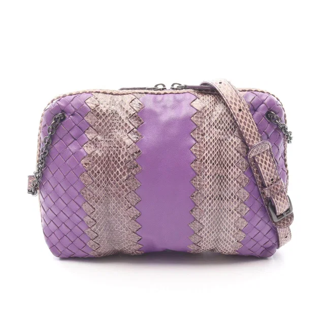 Bottega Veneta Intrecciato Leather Shoulder Bag in Woven leather from LuxUness