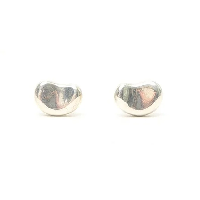 Tiffany & Co. Elsa Peretti Bean Silver Earrings in Silver from A Retro Tale