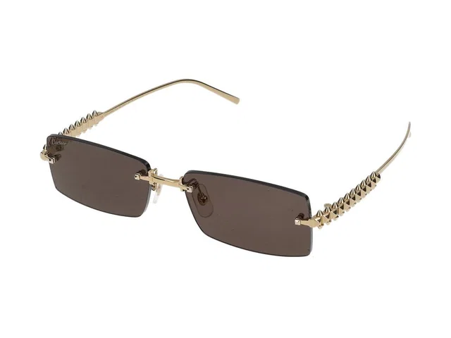 Cartier Ct0604s Sunglasses — Gold Metal in Gold from HEWI