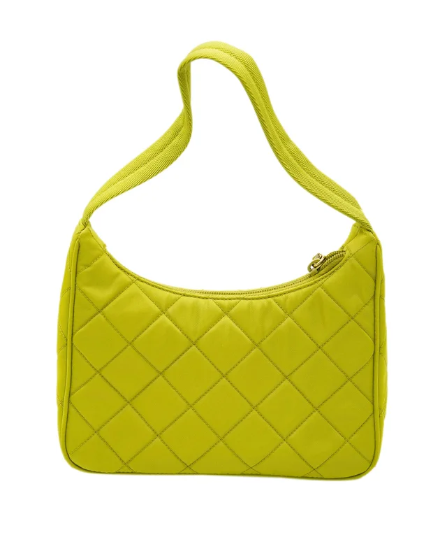 Prada Tessuto Handbag Lime in Nylon from Luxury Promise, photo 2 of 2