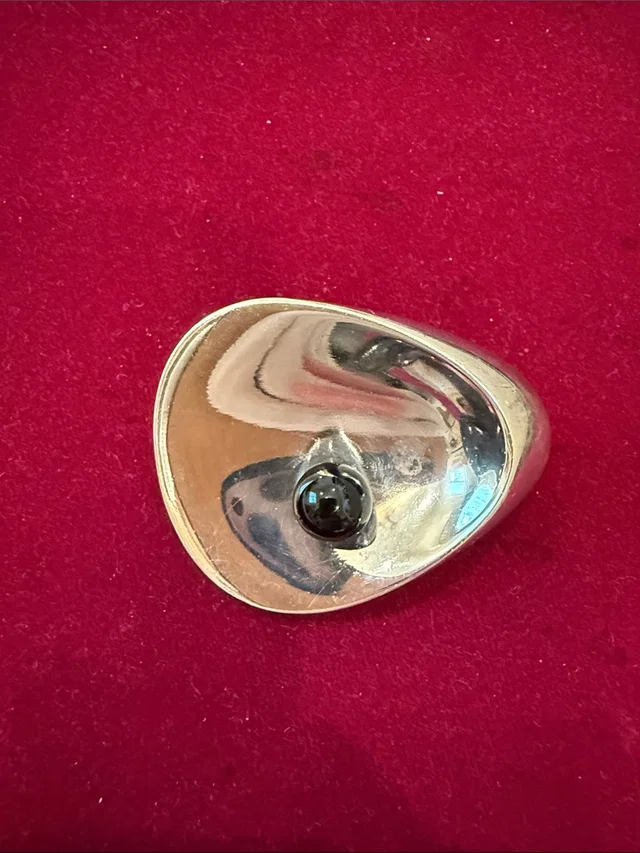 Georg Jensen By Nanna Ditzel Collectible Brooch! in silver|gray|black from Poshmark