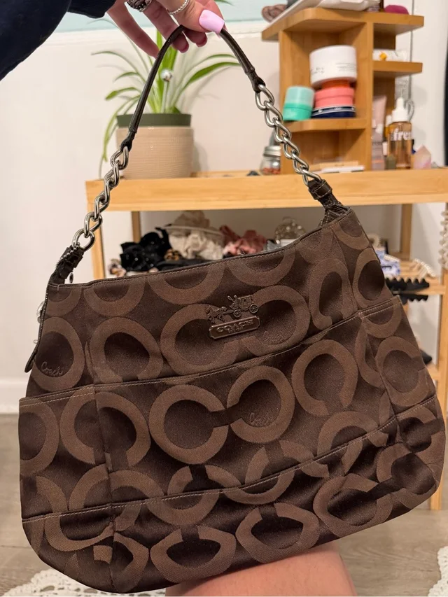 Coach Vintage Purse in brown|red Canvas from Poshmark