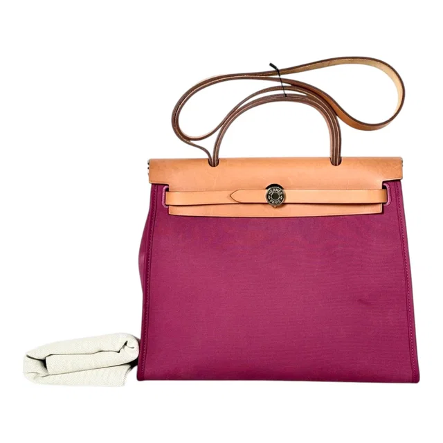 Hermès Pink Herbag Zip 31 Bag in Pink from Luxury Promise