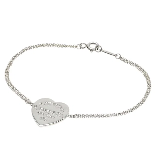 Tiffany & Co. Return to Heart Tag Double Chain Bracelet from The Reluxe