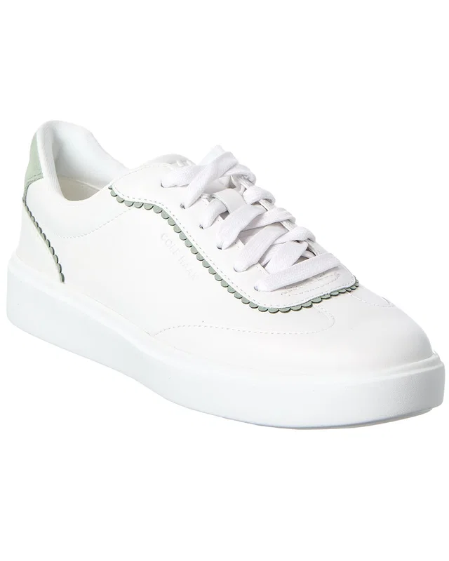 Cole Haan Grand Crosscourt Arlowe Suede Sneaker in https://asset2.ruecdn.com/images/sw/131149/1311496396_RLSW_white.jpg, image 1 of 1 from Gilt