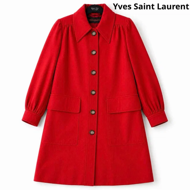 Saint Laurent Spring Coat from The Reluxe