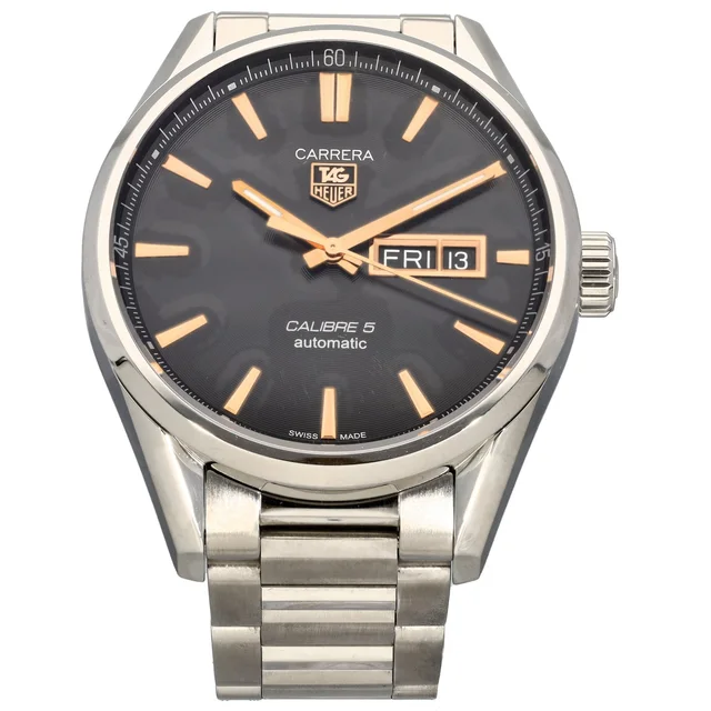 TAG Heuer Carrera WAR201C-1 41mm Stainless Steel Watch from H&T