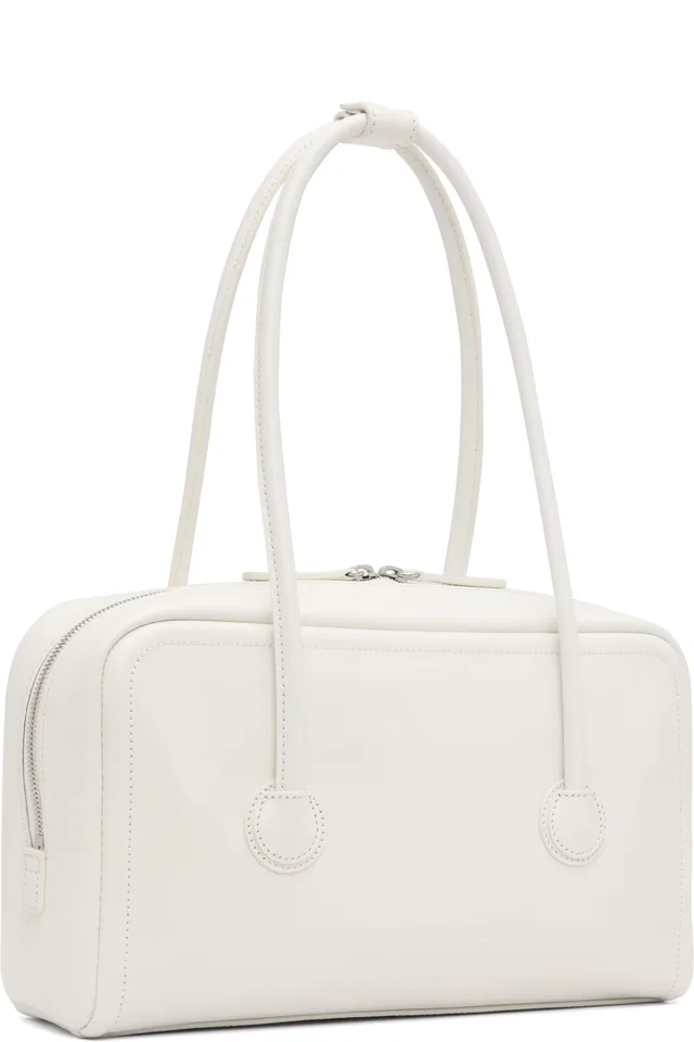 MARGESHERWOOD White Soft Boston Small Bag, photo 2 of 4 from SSENSE