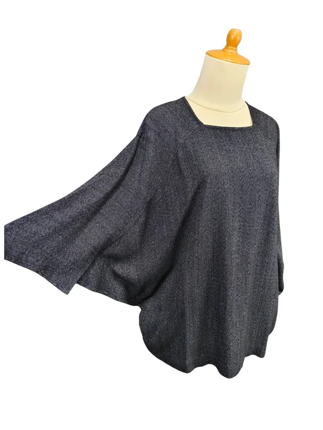 Archive90s Cdg Oversized Batwing Dolman Rayon Top in gray from Grailed