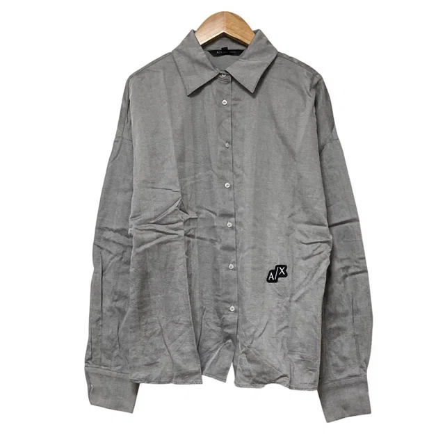 Giorgio Armani Exchange Herringbone Long Sleeve Shirt from LuxUness