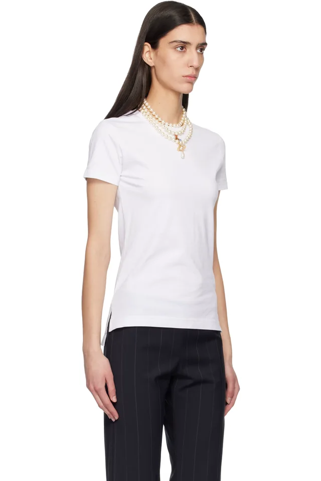 Vivienne Westwood White Orb Peru T-shirt, photo 2 of 5 from SSENSE