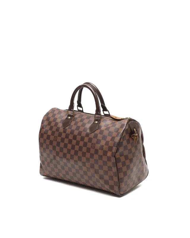 Louis Vuitton Damier Ebenne Speedy 35 Bag in Canvas from A Retro Tale, photo 2 of 8