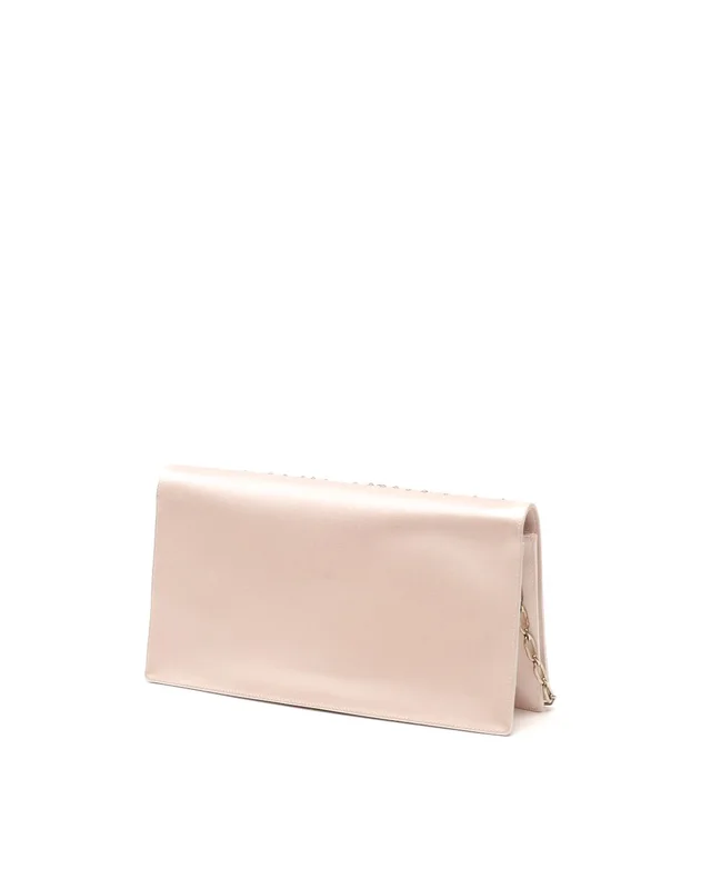 Chanel Camellia Satin Rhinestone Chain Clutch Bag in Satin from A Retro Tale, photo 3 of 11