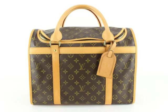Louis Vuitton Monogram Sac Chien 40 Dog Carrier Pet Bag in Canvas from Bagriculture
