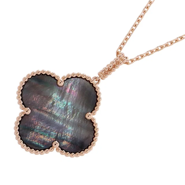 Van Cleef & Arpels Magic Alhambra Long Necklace 1 MotifVCARP6I200 18K Pink Gold in Pink from GALLERY RARE