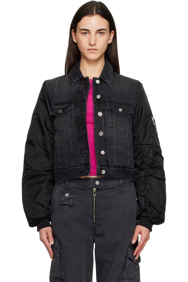 Black Rigid Denim Jacket