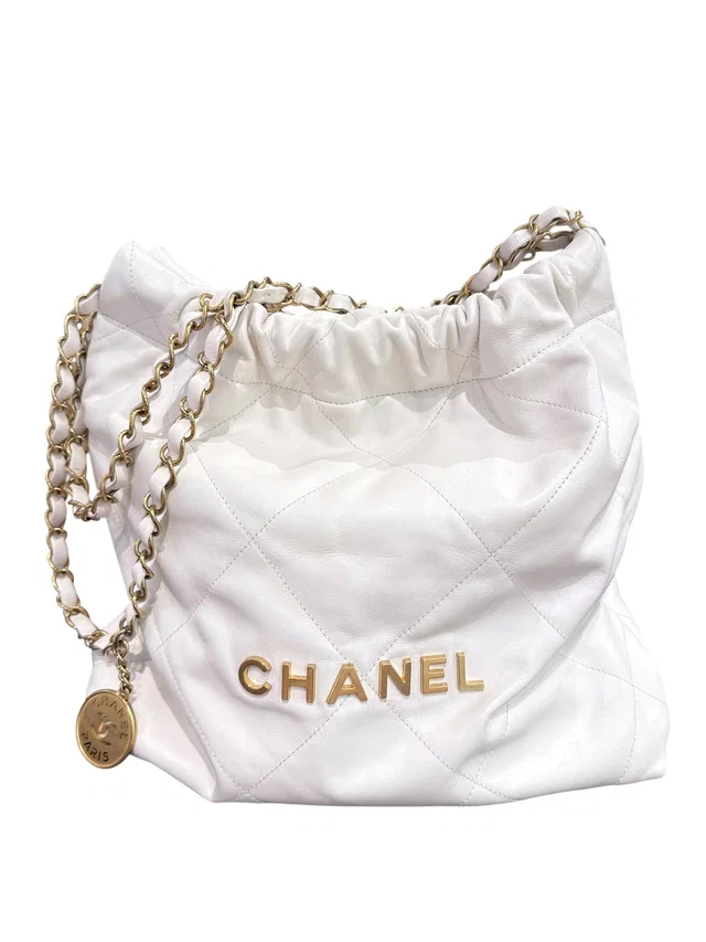 Chanel 22 White Small in White from Luxury Promise