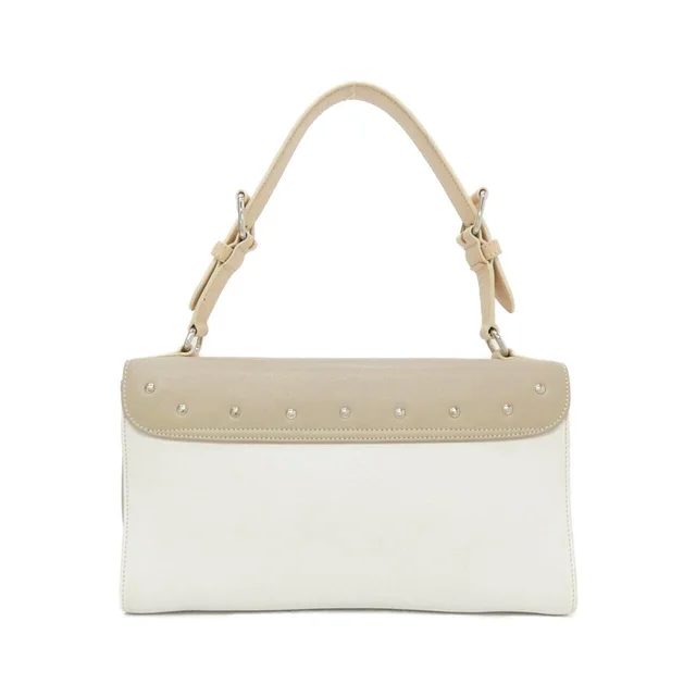 [vintage] Loewe bag in WHITE+BEIGE/SILVER metal fittings leather from KOMEHYO, photo 2 of 2