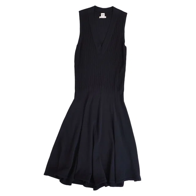 Hermès Dress Knit Sleeveless Wool in Wool from The Reluxe