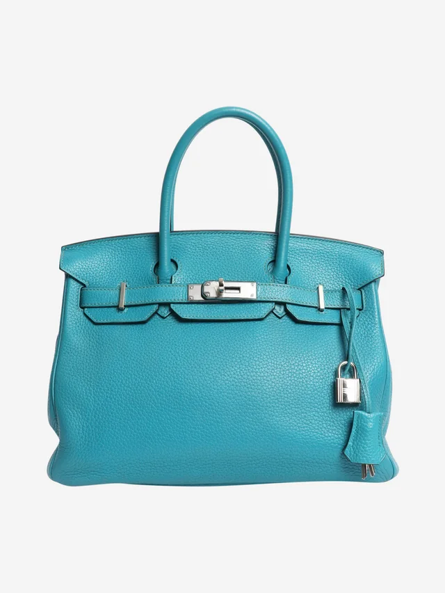 Hermès Blue 2014 Birkin 30 in Blue Leather from Sign of the Times