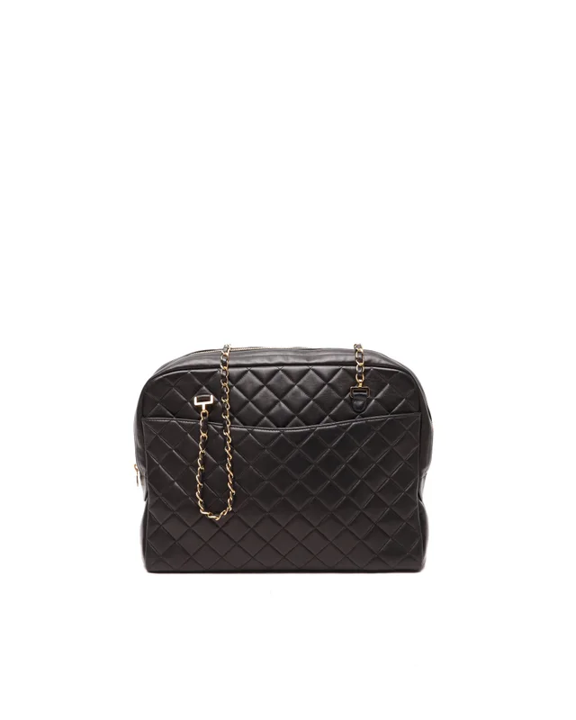 Chanel Quilted Tote Bag in Leather from A Retro Tale