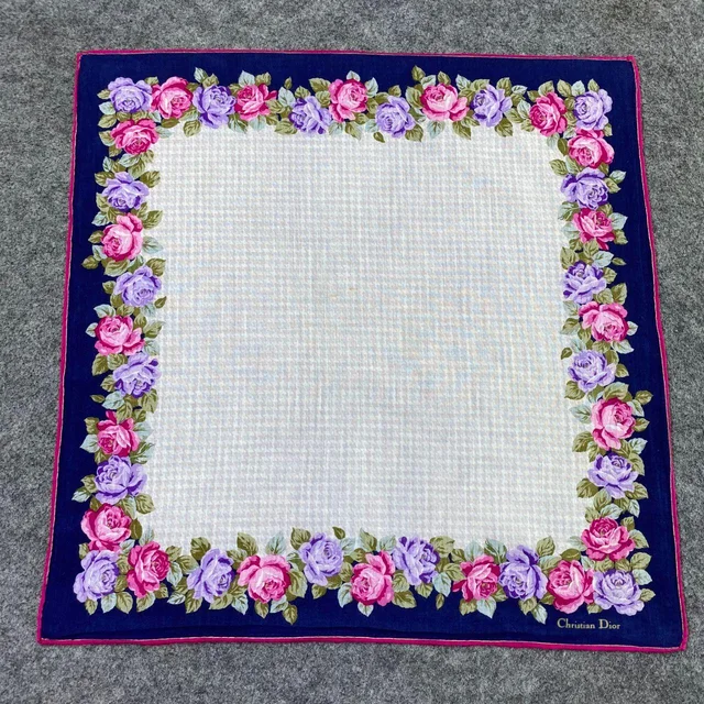 Dior Women's Scarf - Multi in multicolor Silk from Depop, photo 1 of 1