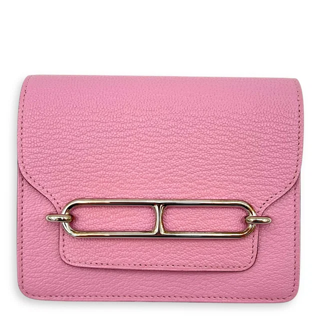 Hermès Roulis Slim Pink in Pink Goatskin from Luxury Promise