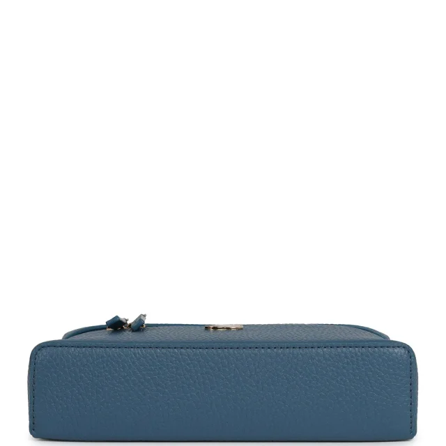 Chanel "Supple" Top Handle Long Vanity Case in Blue Caviar leather from Madison Avenue Couture, photo 6 of 9