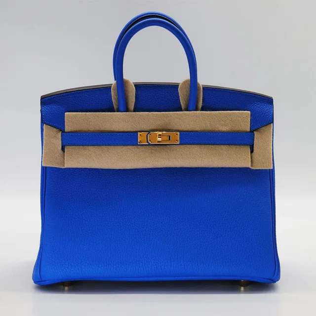 Hermès Birkin25 Blue hydra Togo GHW W in Blue Togo leather from Luxury Promise