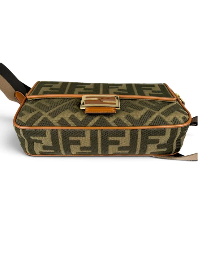 Fendi Monogram Canvas Medium Baguette in Coated canvas from Season 2 Consign, photo 6 of 9